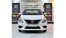 نيسان صني Nissan Sunny 2018 Model!! in White Color! GCC Specs