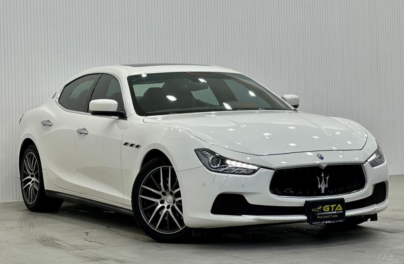 Maserati Ghibli Std 2015 Maserati Ghibli, Service Pack Available, Low kms, GCC Specs