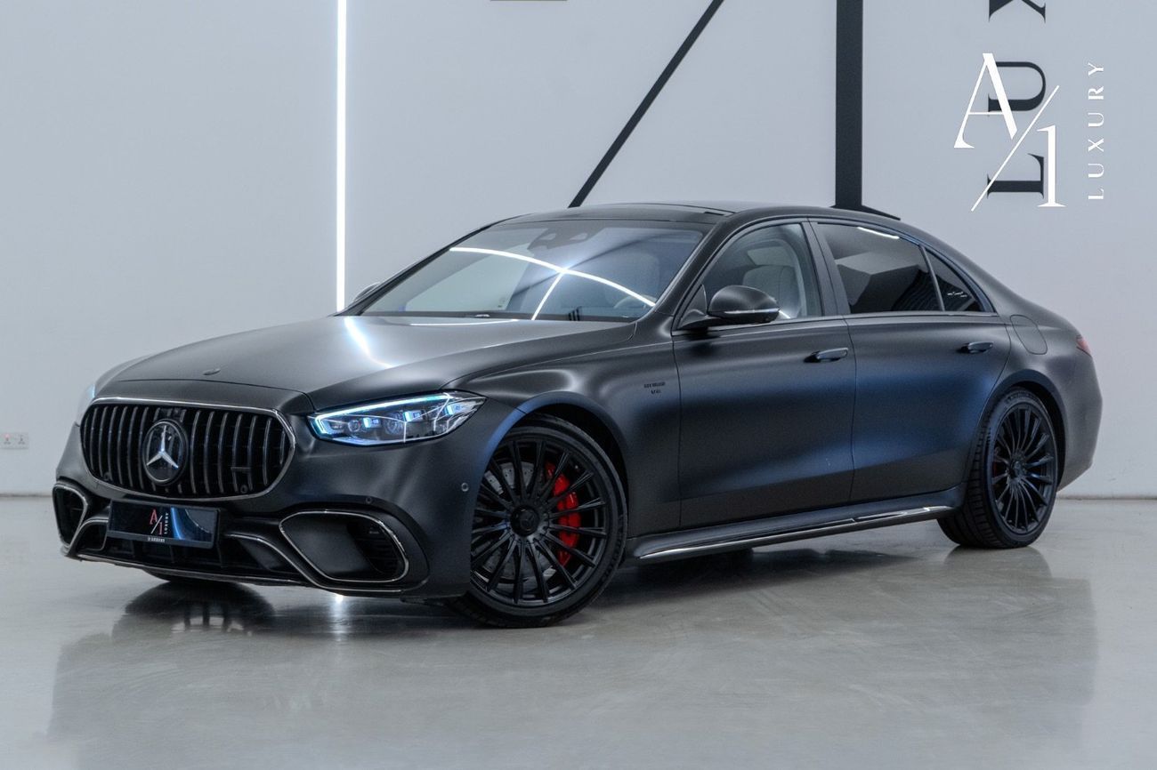 مرسيدس بنز S 63 AMG 2024 Mercedes-Benz S63 AMG E Performance Biturbo V8, Fully Loaded, Low Kms, European Spec