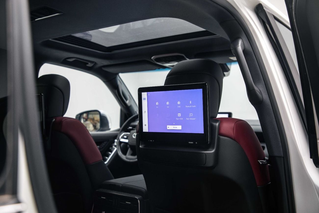 Toyota Land Cruiser VXR 3.5L - Platinum White Pearl Inside Red | Export Only