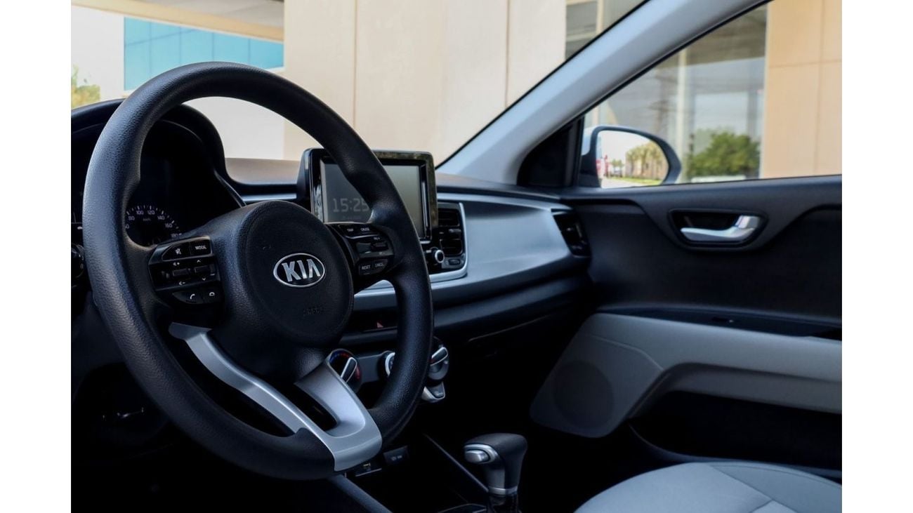كيا ريو Kia Rio 2021 GCC under Agency Warranty with Flexible Down-Payment/ Flood Free.
