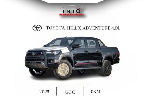 Toyota Hilux 2025 TOYOTA HILUX ADVENTURE 4.0L PETROL V6 FULL OPTION  WITH PUSH START, COOL BOX, DIGITAL CLOCK
