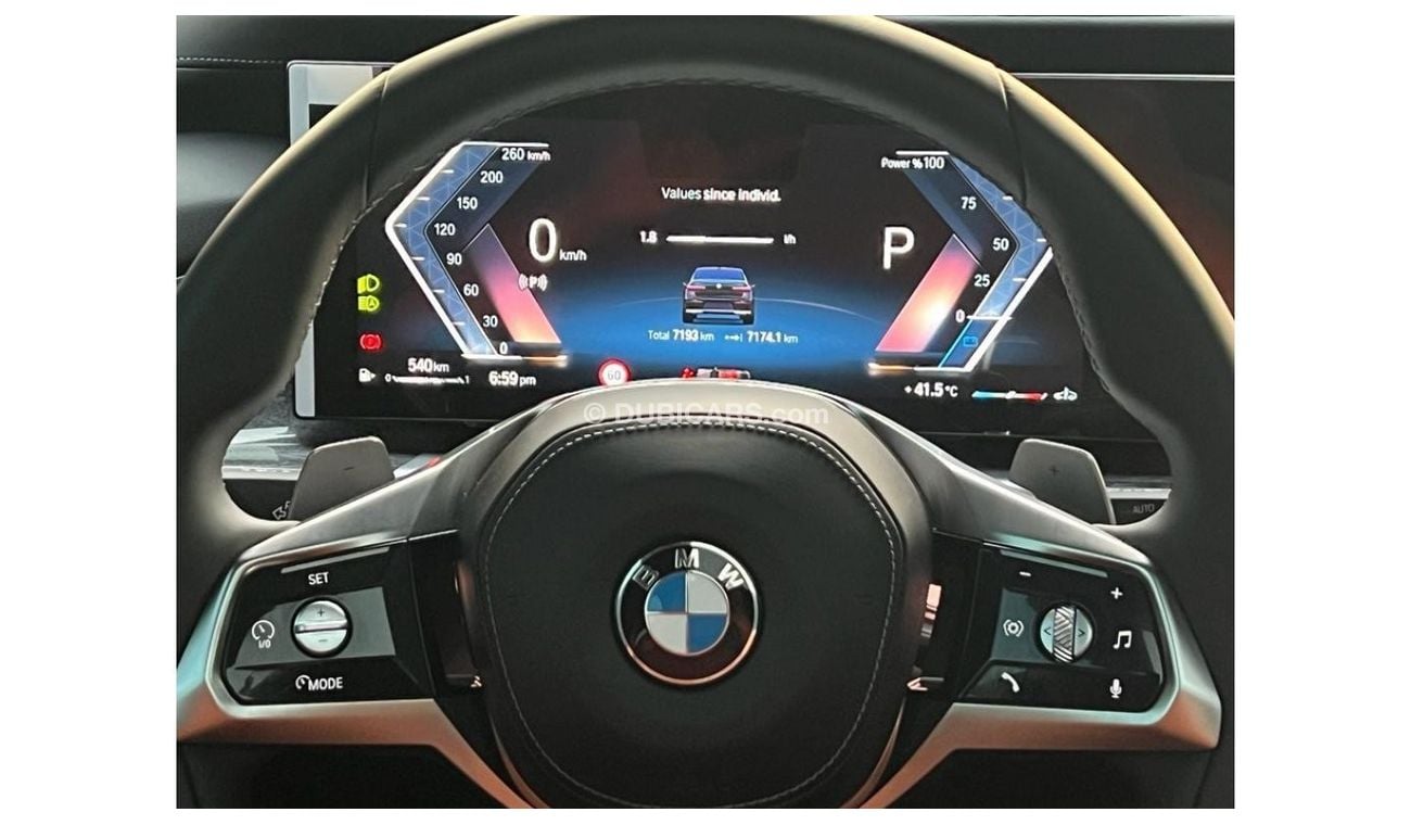 BMW 740Li BME 740i Luxury Pure Excellence 2023 GCC UNDER WARRANTY SERVICE CONTRACT
