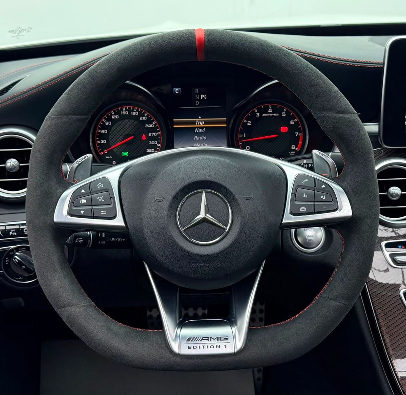Mercedes Benz C63 AMG S 2016 Mercedes Benz C63 S AMG Edition 1, Full Service History, Fully Loaded, Excellent Condition, GCC