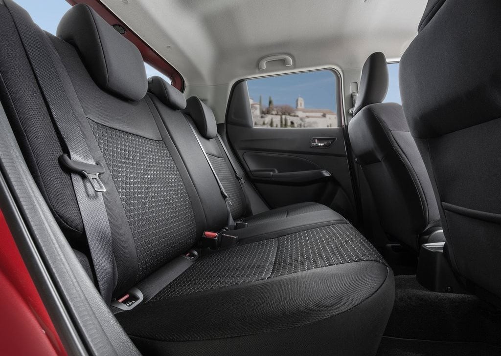 Suzuki Swift interior - Rear Seats