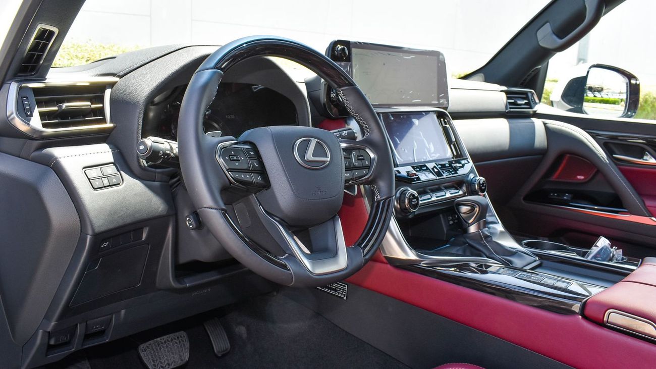 Lexus LX 600 ECTAGR038 - 2025 Lexus LX 600 Signature - 3.5L Petrol Auto - Sonic Quartz with Red Interior