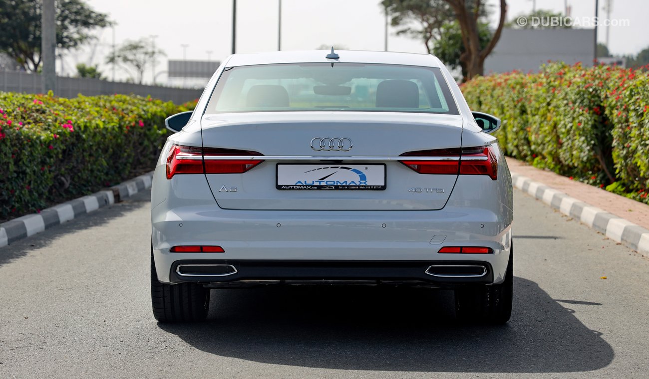 Audi A6 40 TFSI S-Tronic FWD GCC 2021 0km W/3 Yrs Ultd Miles and 5 Yrs or 75K km Svcs @ Dealer.