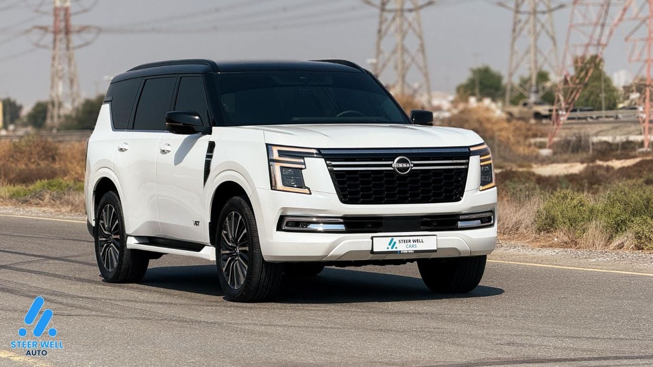 Nissan Patrol LE Titanium 3.5L LE Platinum 3.5 | White/Burgundy | Full Warranty | Luxury SUV