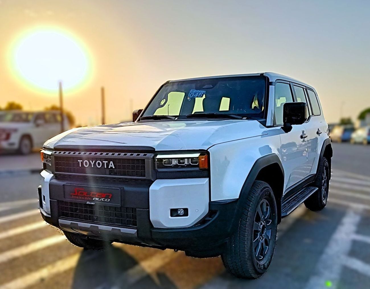 تويوتا برادو Toyota Land Cruseir Prado  2.8L  Diesel  Turbo 4*4 Full Option  7 Seats White Color 2026 Model