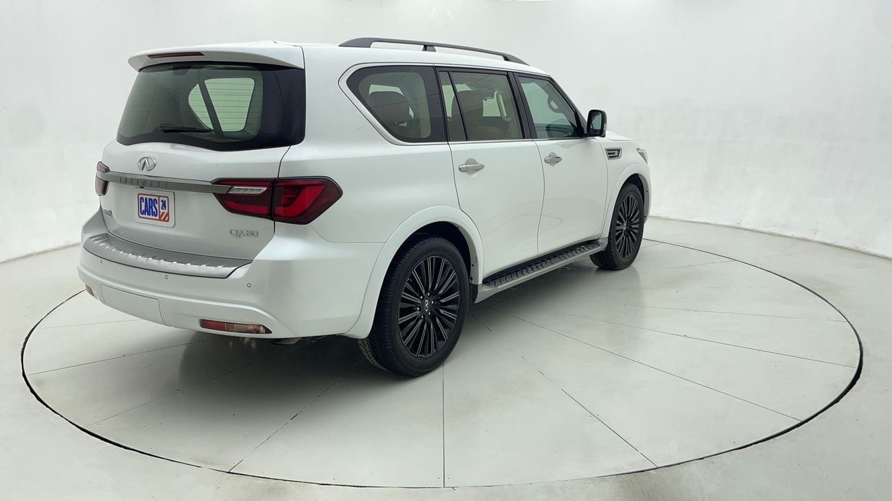Infiniti QX80 Luxe 7st 5.6L 2023 LUXE | AED 2421/Month | 0 DP | 30 Day Return | Warranty | Service History
