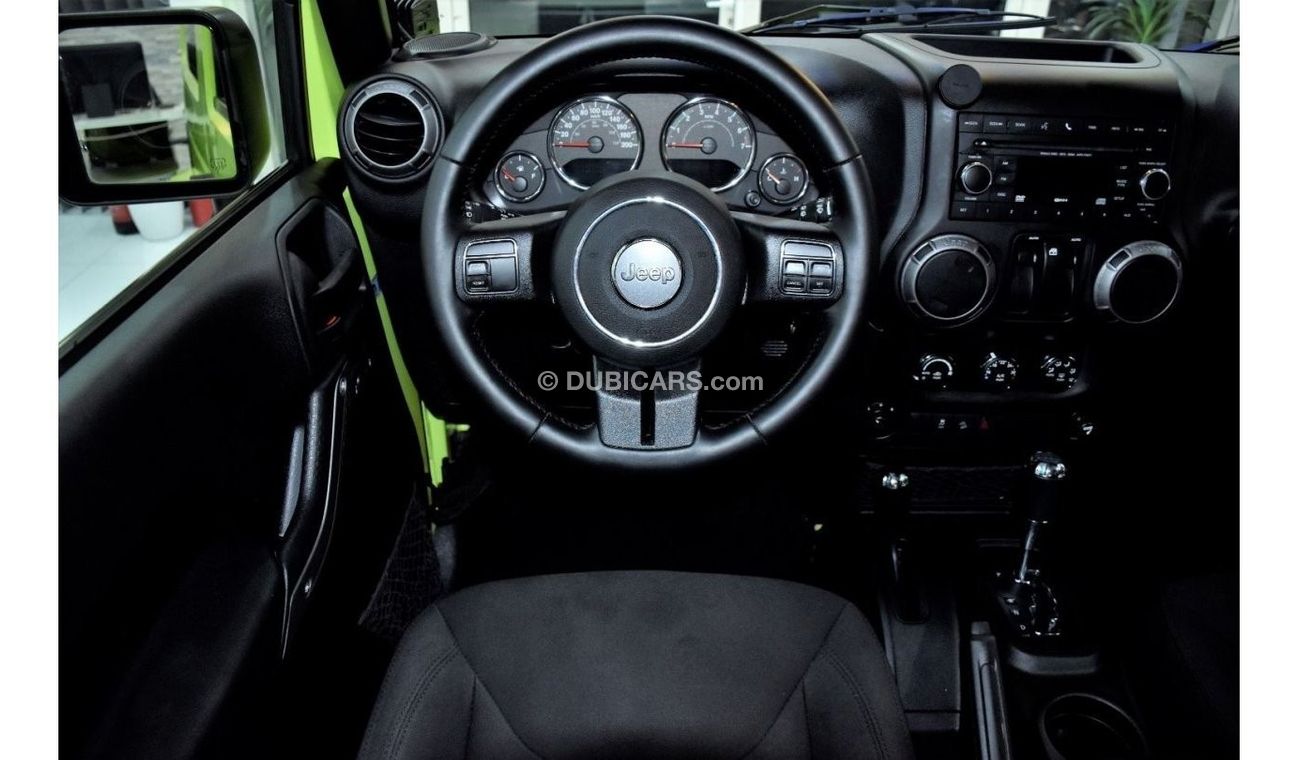 Jeep Wrangler EXCELLENT DEAL for our Jeep Wrangler SPORT ( 2017 Model ) in Green Color GCC Specs