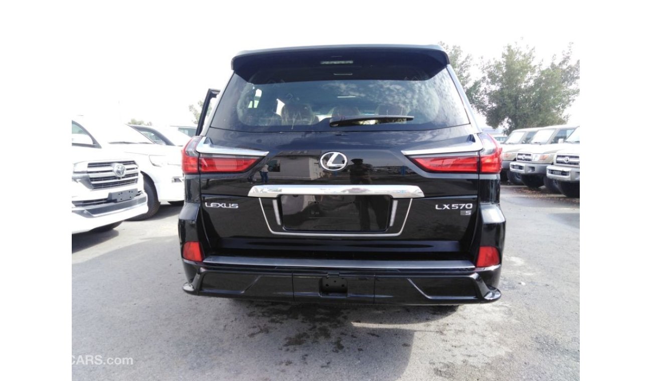 لكزس LX 570 فئة S ، ناقل حركة أوتوماتيكي ، موديل 2019 ، موديل SUV 8 ، بنزين ، خيار كامل فقط للتصدير