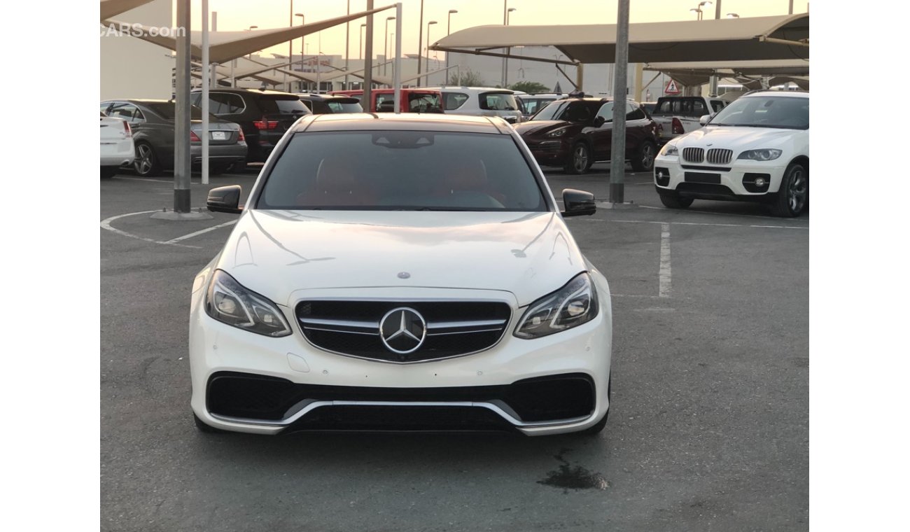 Mercedes-Benz E 63 AMG MERCEDES BENZ E63 AMG model 2014 car prefect condition full option panoramic roof leather seats back