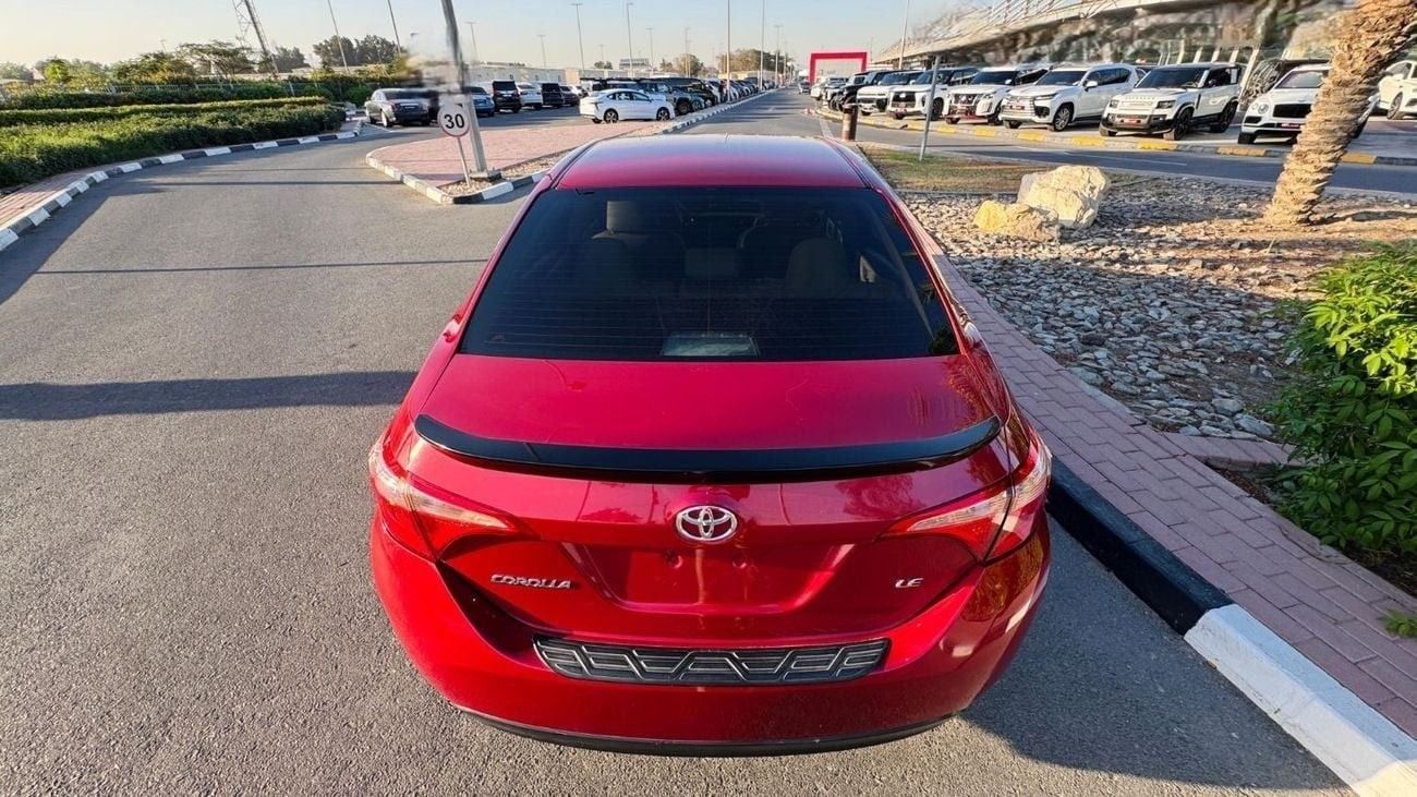 Toyota Corolla GOOD CONDITION | 1.8L PETROL ENGINE | LHD | 2018 | BLOOD RED BODY COLOR | REAR VIEW CAMERA | AUTOMAT