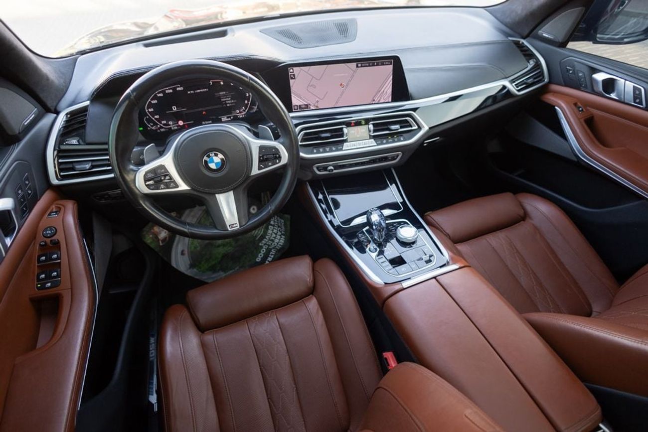 BMW X5 M50i 4.4L BMW X5 M50i M-Sport 2021 GCC under Agency Warranty with Flexible Down-Payment.