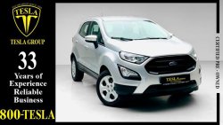 Ford EcoSport LIMITED + LEATHER SEAT + NAVIGATION + CAMERA / GCC / 2018 / FULL DEALER SERVICE HISTORY / 476 DHS PM