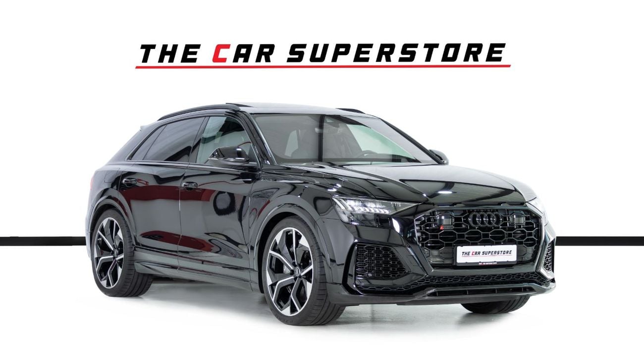 Audi RS Q8 TFSI quattro 4.0L Black On Black-Al Nabooda Warranty andService Contract-Special Order-Carbon Cerami