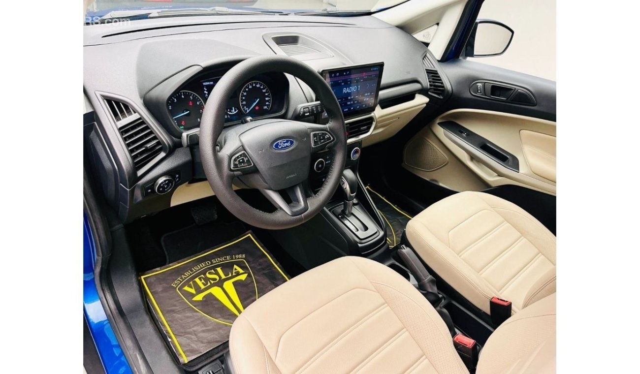 Ford Eco Sport 2020 / LIMITED + LEATHER SEATS + CENTRAL LOCKS + NAVIGATION +  CAMERA / GCC / UNLIMITED KMS WARRANTY