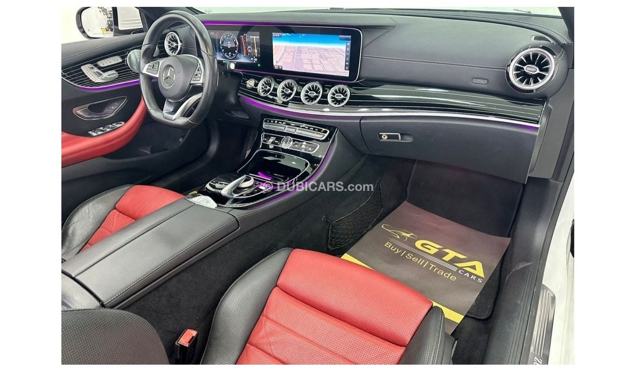 Mercedes-Benz E300 2018 Mercedes Benz E300 AMG Cabriolet, Full Service History, Warranty, GCC