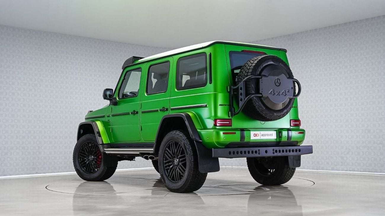 Mercedes-Benz G 63 AMG 4X4² Special Offer | AED 14,760 PM | Special Color, Warranty 2028 | G 63 AMG 4x4²