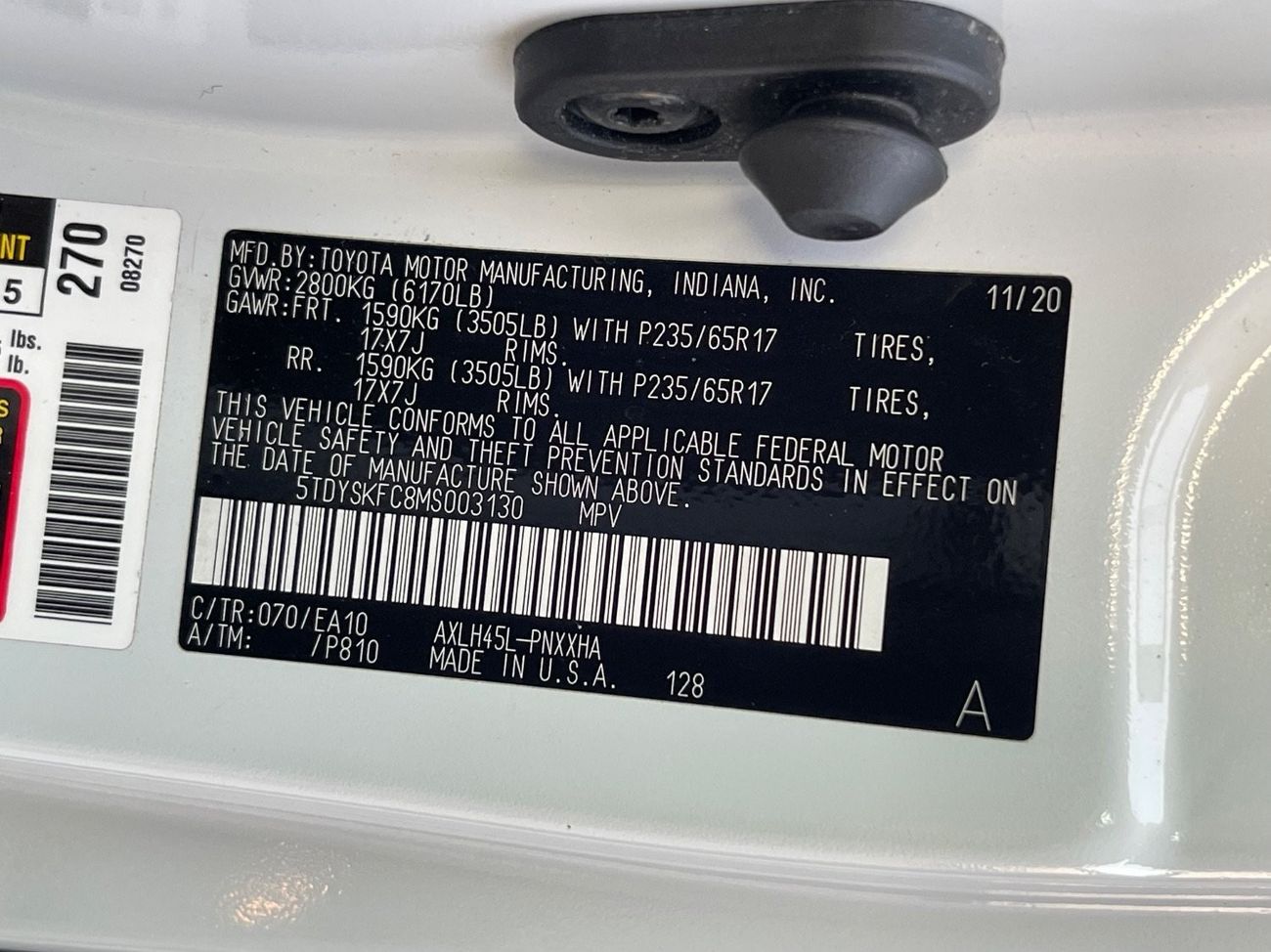 تويوتا سيينا 2021 TOYOTA SIENNA XLE HYBRID 4x4 FULL OPTIONS IMPORTED FROM USA