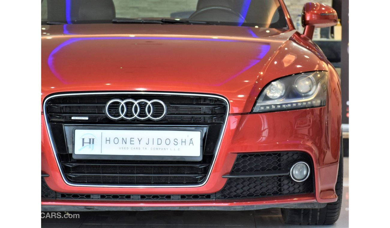 أودي TT ORIGINAL PAINT ( صبغ وكاله ) Audi TT S-Line 2012 Model!! in Red Color! GCC Specs