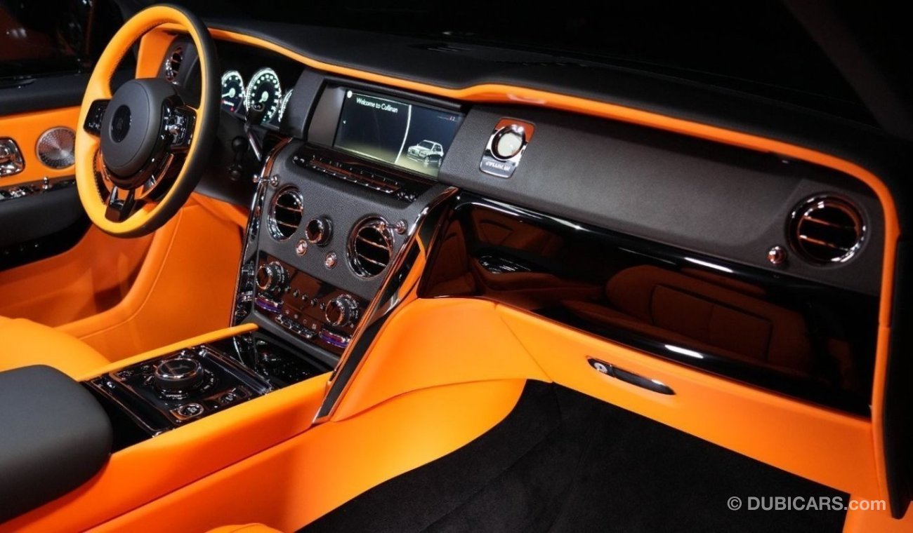 رولز رويس كولينان Onyx Concept | Brand New | 2024 | Diamond Black | Interior Orange