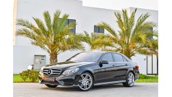 Mercedes-Benz E300 AMG Agency Warranty | 2,135 P.M | 0% Downpayment | Full Option | Exceptional Condition