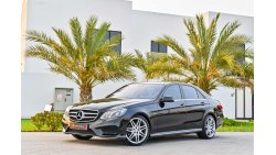 مرسيدس بنز E300 AMG Agency Warranty | 2,135 P.M | 0% Downpayment | Full Option | Exceptional Condition