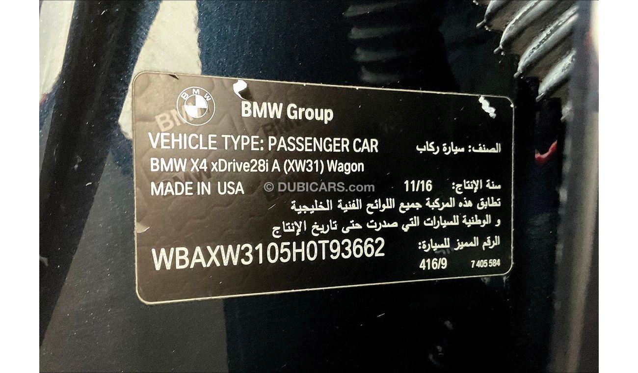 BMW X4 xDrive 28i M Sport