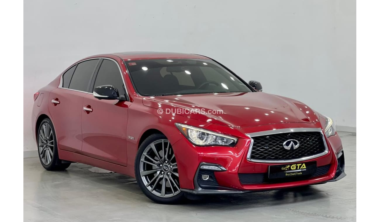 إنفينيتي Q50 ريد سبورت 400 2018 Infiniti Q50 S Red Sport, Full Rostomani History, Warranty, GCC