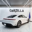 Porsche Taycan Base AED 4,602 /Monthly  l Porsche Taycan – 79.2 kWh Electric Luxury Sedan l White