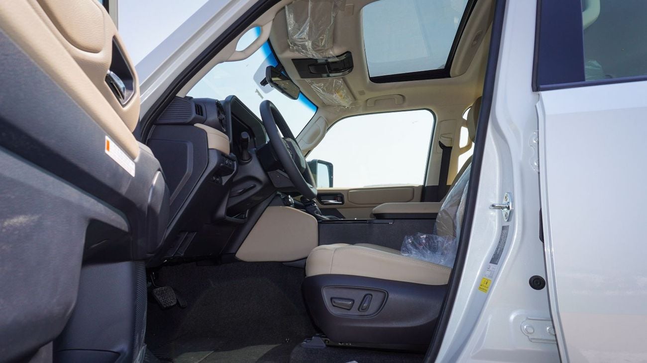 Toyota Prado ECT0075 - Toyota Prado TXL2 - 2.8L Diesel - White/Beige (Sunroof, Leather Seats, Cool Box)