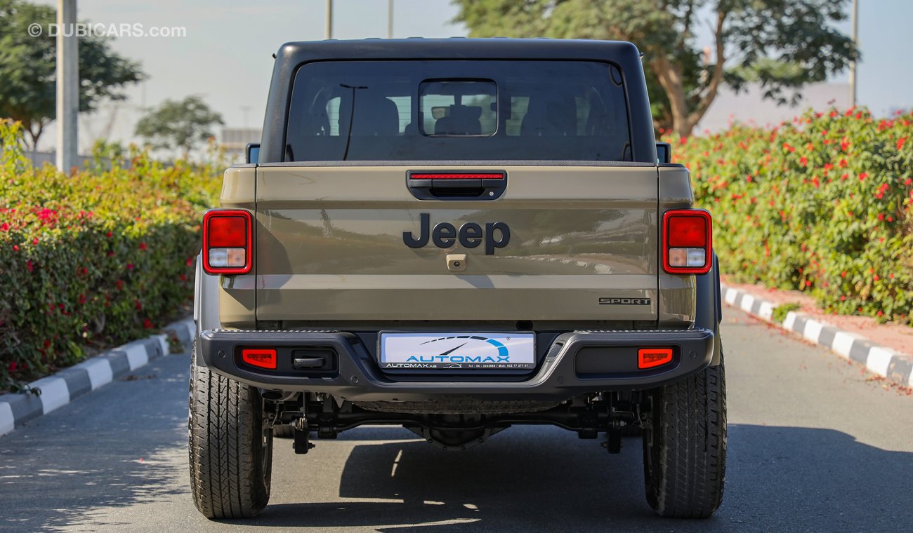 Jeep Gladiator 2020  Sport 4X4, 3.6L V6 GCC, 0km , W/ 3 Yrs or 100K km Warranty @ Trading Enterprises