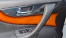 Infiniti FX35 Gulf 2009, silver color, black interior, number one, leather, sensor hole, rear camera, screen, rear