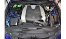 لكزس IS 350 EXCELLENT DEAL for our Lexus IS 350 F-Sport 2016 Model!! in Blue Color! GCC Specs