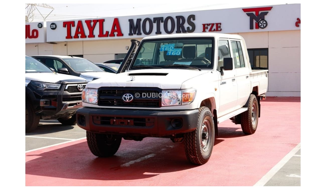 تويوتا لاند كروزر بيك آب LANDCRUISER 4.5 MT DOUBLE CABIN PICKUP WHITE 2023 * EXPORT ONLY *
