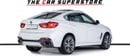 BMW X6 35i M Sport 3.0L X-Drive-MSport-GCC-Pearl White-Premium Red Leather Interior-M Sports Seats