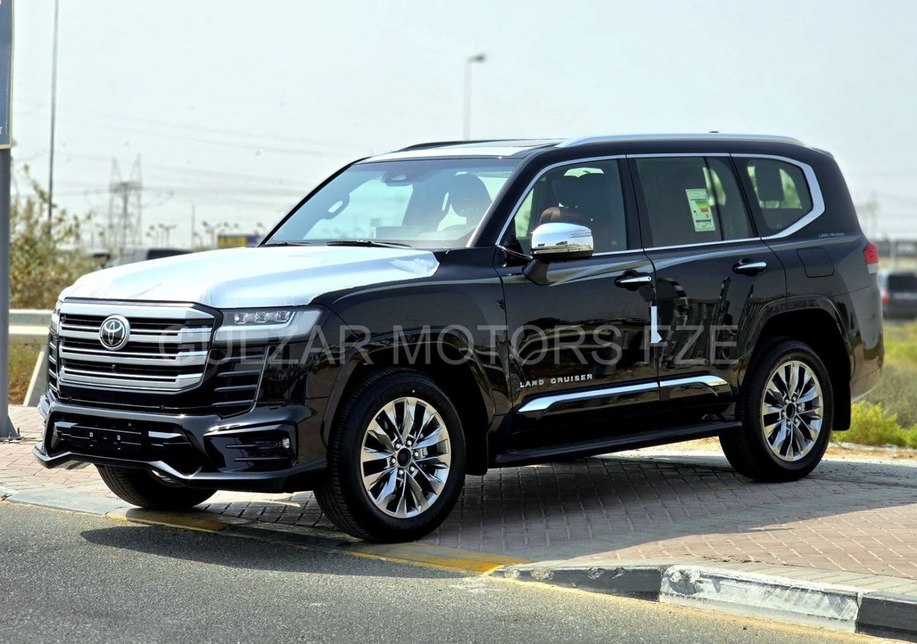 تويوتا لاند كروزر TOYOTA LC300 PETROL 3.5L VXR - Z - RADAR - FULLY LOADED - 2025 MODEL - BLACK INSIDE BLACK/RED - OMAN