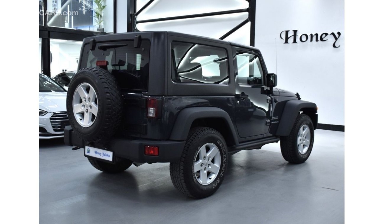 جيب رانجلر EXCELLENT DEAL for our JEEP Wrangler SPORT ( 2017 Model! ) in Pastel Gray Color! GCC Specs