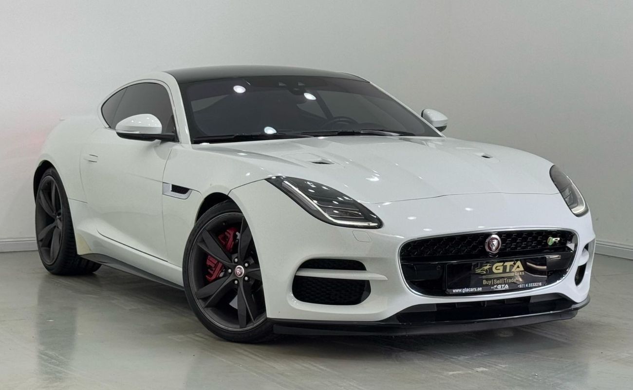 جاكوار F Type R 5.0L (550 HP) Coupe AWD 2018 Jaguar F-Type R, Warranty, Full Jaguar Service History, Excellent Con