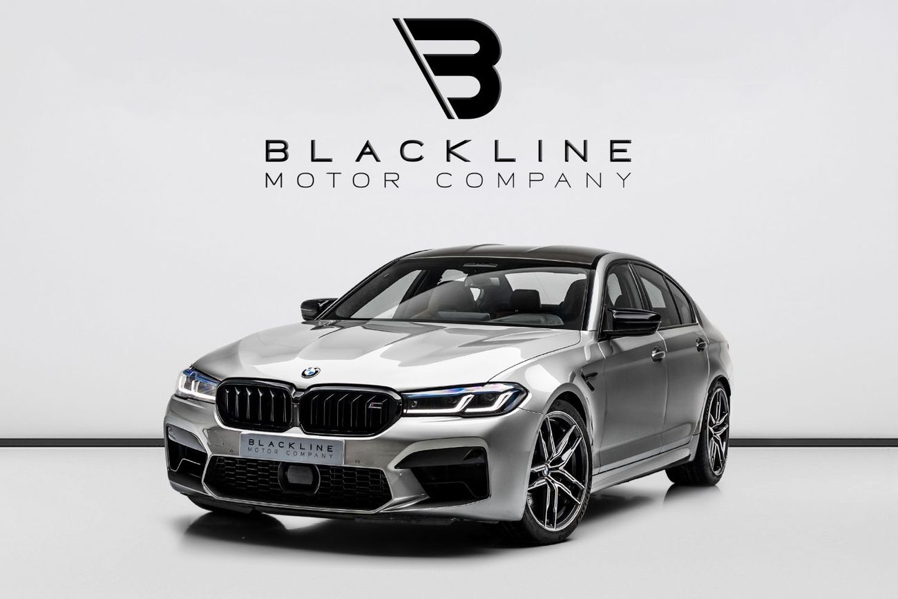 BMW M5 Competition 4.4L (617 HP) 2021 BMW M5 Competition, April 2026 BMW Warranty + Service Contract, Low K