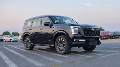 نيسان باترول 2026 Nissan Patrol LE Platinum 3.5L AT Petrol (Black-Red) (Export Only)