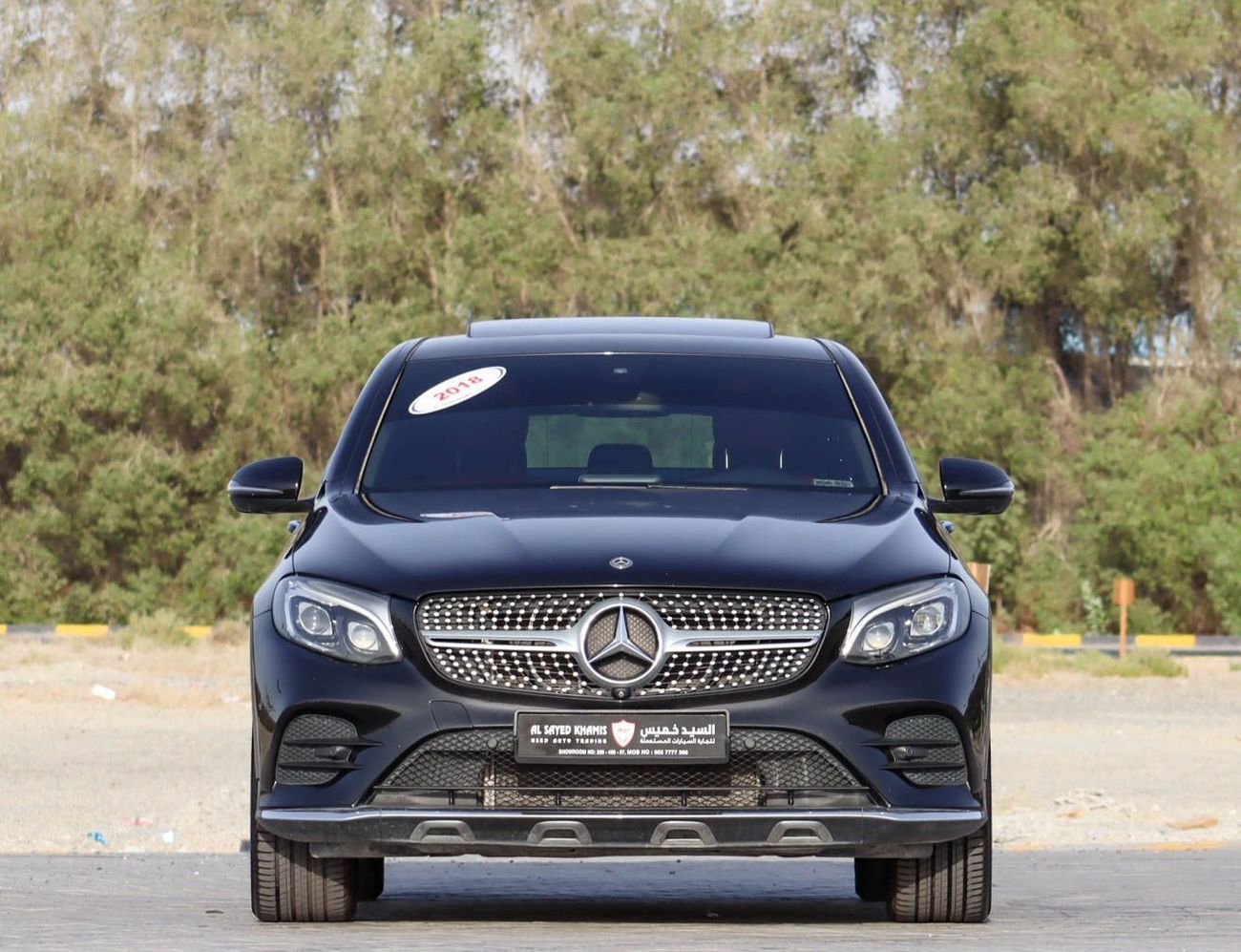 مرسيدس بنز GLC 250 Mercedes GLC 250/4MATIC 2018, GCC original paint accident-free, in excellent condition 2300