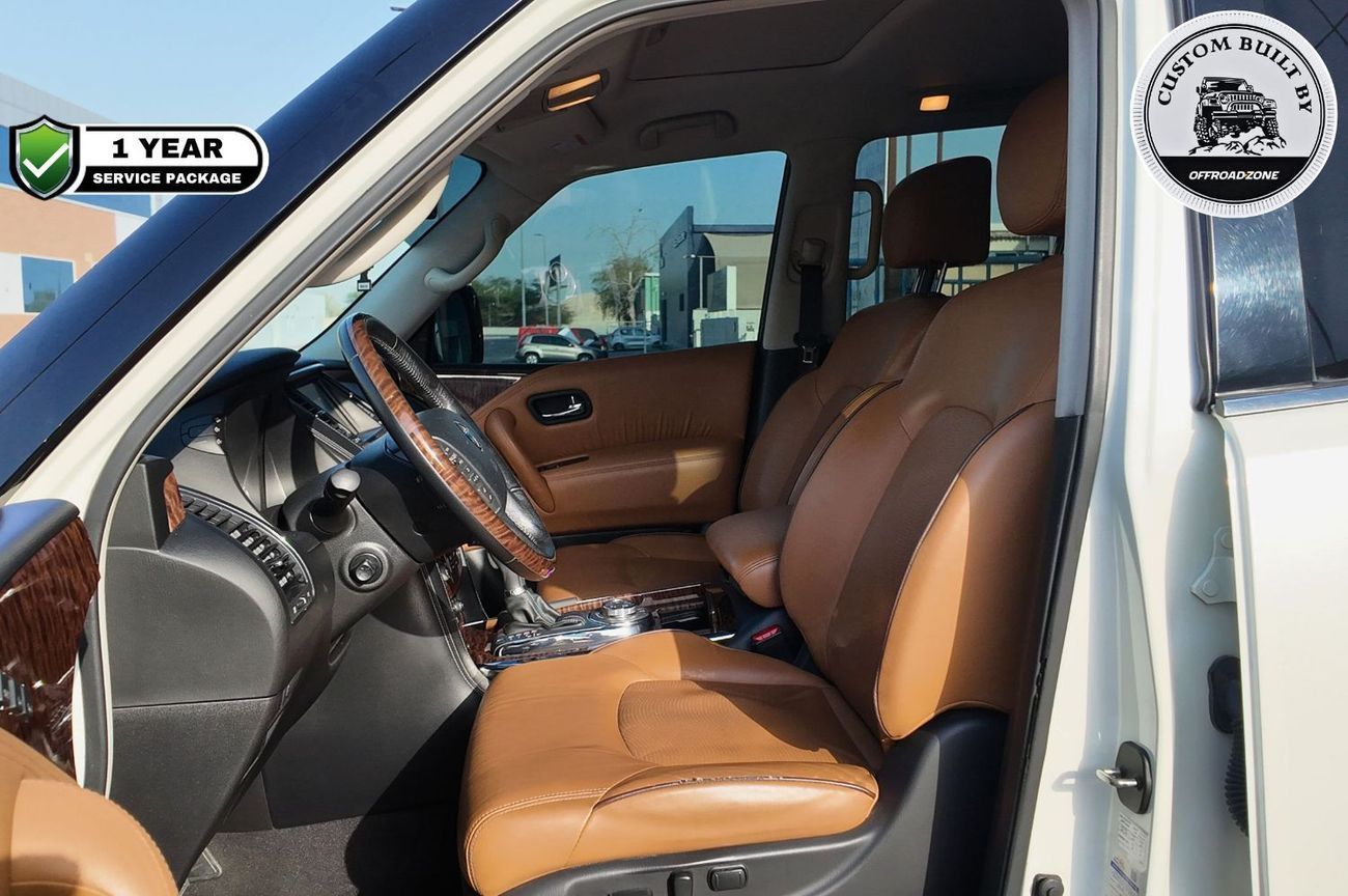 Nissan Patrol Nissan Patrol White Platinum / 1 Year Service Package Included