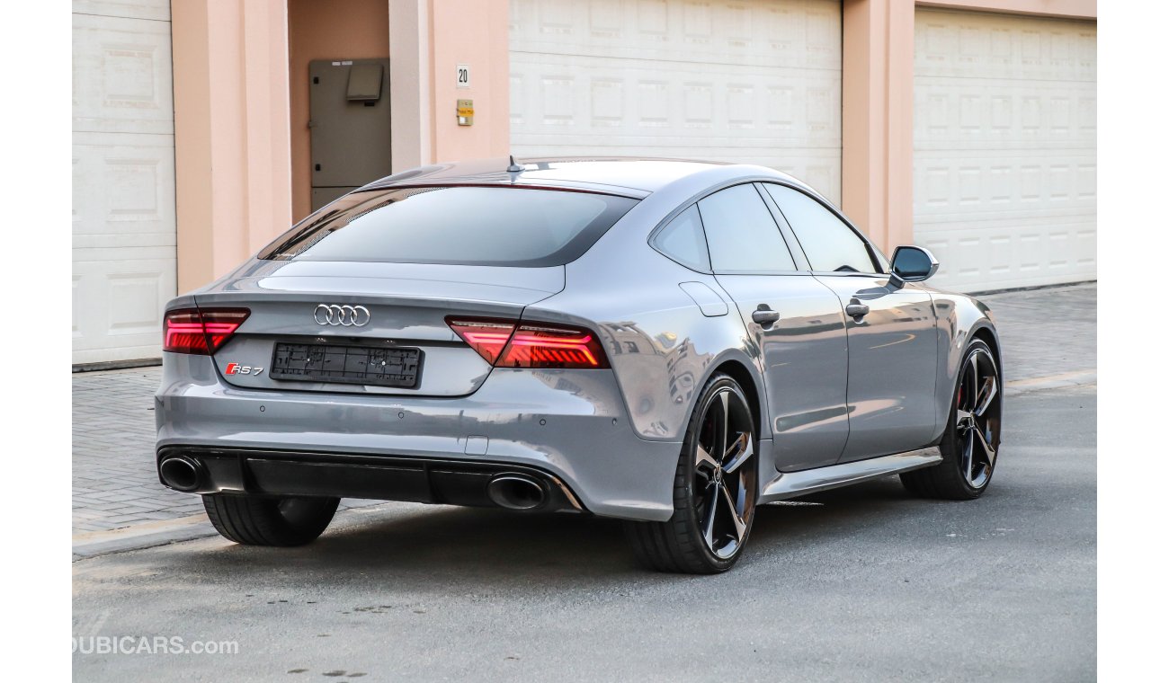 أودي RS7 (NARDO GREY) 2016 GCC under Warranty with Zero Down-Payment.