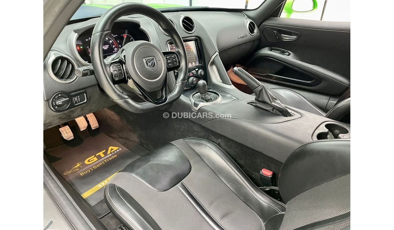 Dodge Viper 2016 Dodge Viper Srt10, Dodge Warranty-Service Contract-Service History, GCC