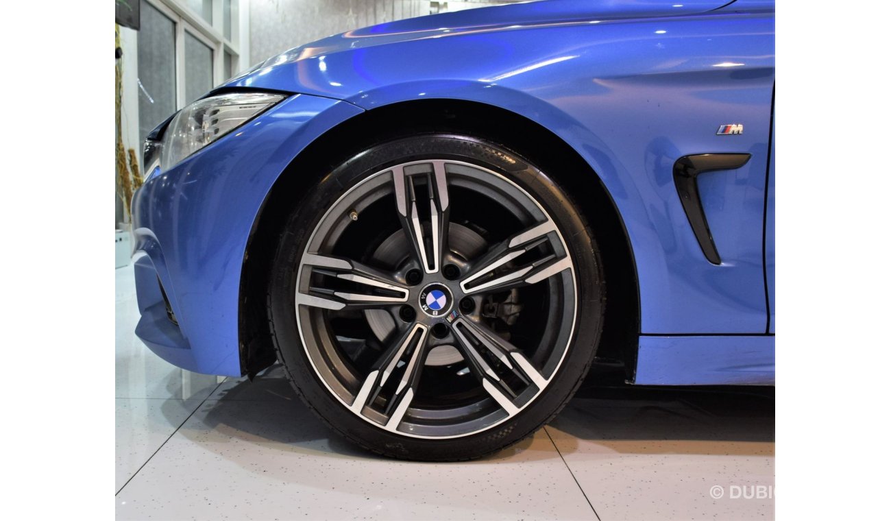 BMW 420i EXCELLENT DEAL for our BMW 420i M-Kit GranCoupe 2016 Model!! in Blue Color! GCC Specs