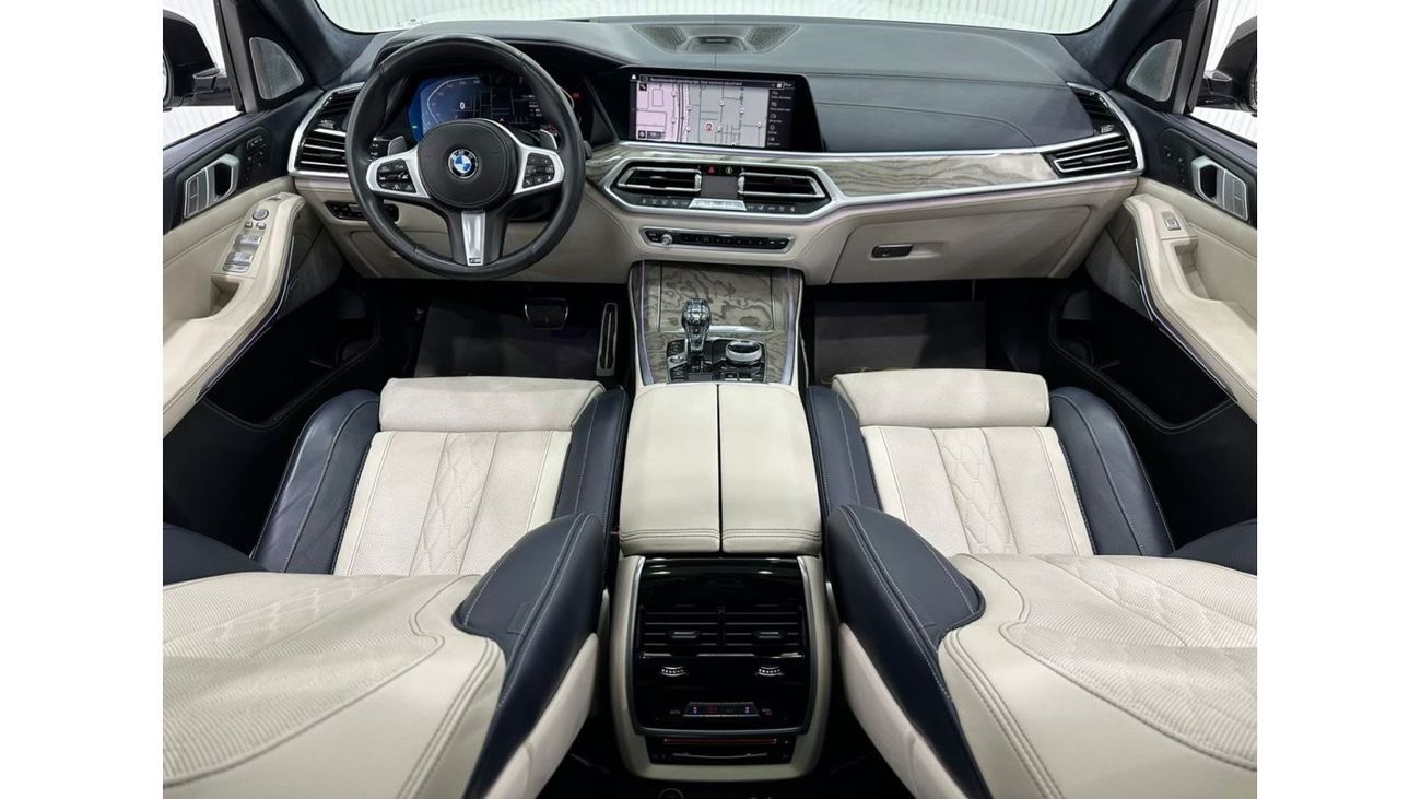 بي أم دبليو X7 2019 BMW X7 xDrive50i M-Sport Masterclass, Aug 2024 Warranty + Aug 2027 Service Pack, Full Option