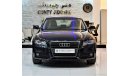 أودي A4 ORIGINAL PAINT ( صبغ وكاله ) Audi A4 1.8T 2011 Model!! in Dark Blue Color! GCC Specs